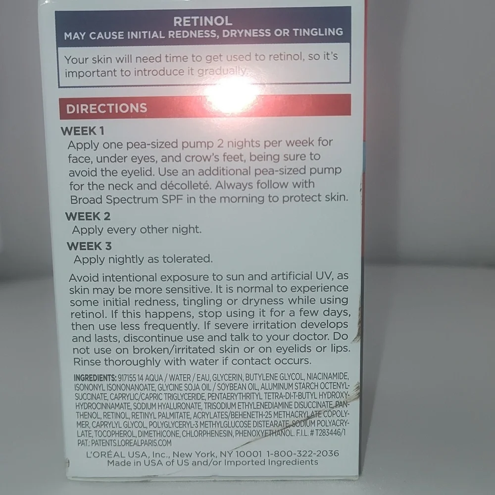 L'Oreal Revitalift Night Cream with Retinol